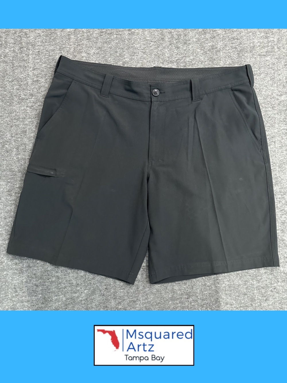 Columbia PFG Terminal Tackle Hybrid Shorts Black Omni Shield Size 40 Stretch
